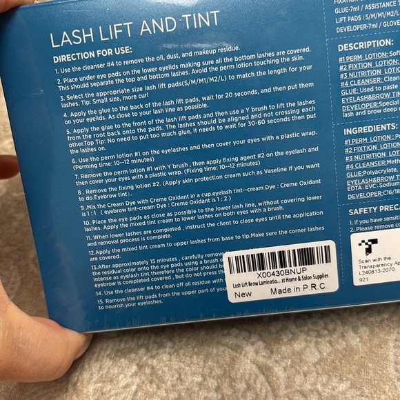 Lash Lift Kit Eyelash Lift & Tint Brow Lamination Natural Lash Curling Salon DIY - Picture 9 of 15
